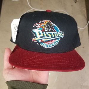 1990s Detroit Pistons Snapback Hat